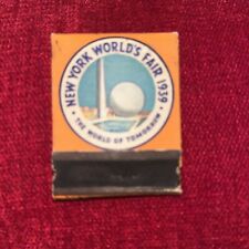 THE ADMINISTRATION BUILDING 1939 New York World's Fair Matchbook picture