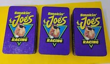 3 Vintage Smoking Joe Racing Camel Cigarette Tins with NEW Matches Nascar 1994 picture
