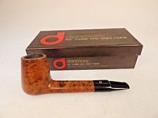 New Danmore 13 Hand Made in Denmark Cognac Briar Pipe 70’s Rubber Stem Box Sock picture