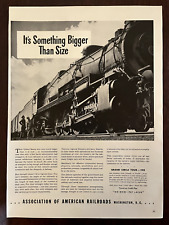 1941 RAILROAD Vintage Print Ad American Association Train Engine picture