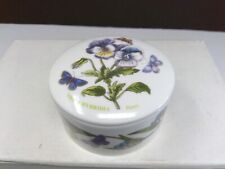 Portmeirion Botanic Gardens Viola Hybridia Pansy Round Trinket Box picture