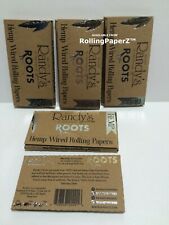 5 packs Randy's Roots 1 1/4 Size Unbleached Organic Hemp Wired Rolling Papers  picture