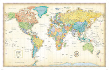 Rand Mcnally Classic Edition World Wall Map – Laminated Rolled picture