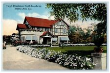 c1930's Twist Residence North Broadway Santa Ana California CA Vintage Postcard picture