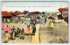 DAKAR, SENEGAL Africa ~ Street Scene TABASKI FESTIVAL PARADE c1910s Postcard picture