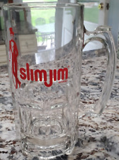 Vintage Slim Jim Logo Branded Beer Mug Stein 8