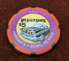 HOT AUGUST NIGHTS $5 casino Chip Limited reno nevada Harrahs. 2013 picture