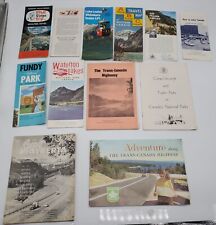 Lot of Canada National Park & Other Travel Pamphlets Brochures Attractions Maps picture