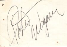 Porter Wagoner Cut Autograph Country Music 3.5x2.5 picture