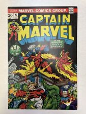 Captain Marvel #27 1st. Starfox 2nd Drax 3rd. Thanos 1973 Marvel Comics picture