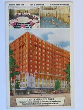 1943 Vintage Postcard Ambassador Washington DC Hotel A2259 picture