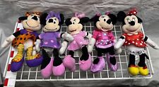 Minnie Mouse Plush Lot Of 5 Minnie Mouse Different Outfits 10 Inches Set Of 5 picture