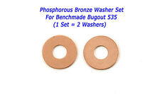 REAL Phosphor Bronze OverSize Washer Set (2 Washers) For Benchmade Bugout & More picture