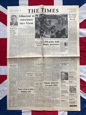 1969 Newspaper Springbok Rugby Protest My Lai Massacre Hanging Vote Abortion Law picture
