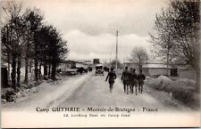 Camp Guthrie, Montoir de Bretagne, France- WWI Postcard- Looking East Camp Road picture
