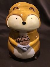 Adorable Vintage Meritage 8.5” Squirrel Cookie Jar With Lid picture