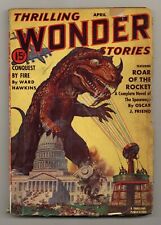 Thrilling Wonder Stories Pulp Apr 1940 Vol. 16 #1 GD 2.0 picture