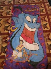 Vintage 90s Disney Aladdin Sleeping Bag - Genie - Abu - Carpet - Kids / Teens picture