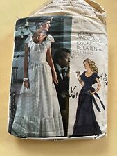 Vogue Americana Oscar De La Renta Pattern 1043 Dress Sz 12 Cut & Complete 1970s picture