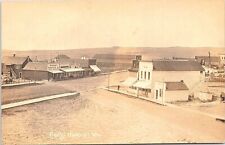 Moorcroft Wyoming RPPC Scene on Main Street early 1900s picture