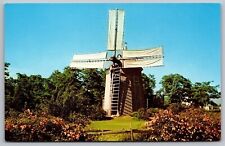 Eastham Cape Cod Windmill Historic New England Landmark Chrome Postcard picture
