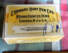 Hunt Pen Co's-Hawk Quill No. 107-Vintage box more than 1/2 full of nibs picture