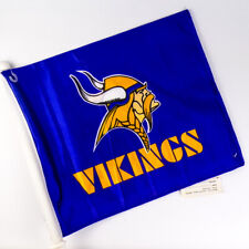 Purple Minnesota Vikings Team NFL Logo Car Flag picture