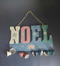 VTG House of Lloyd Christmas Around The World Noel Bell Wall Plaque Decor w/ box picture
