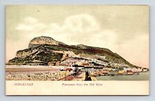 Gibraltar Panorama From Old Mole Antique Postcard UNP Unused DB picture