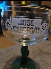 Jose cuervo/Saratoga NY racetrack margarita glass With A Green cactus stem picture
