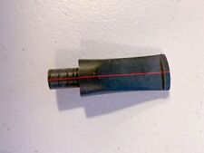 Lucite Oval Black with Red line stem #006 picture