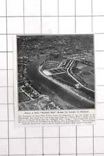 1926 Aerial View Over Possible Bridges To Be Built, Hammersmith Area picture