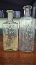 Two Grand Rapids MI antique pharmacy druggist bottles picture