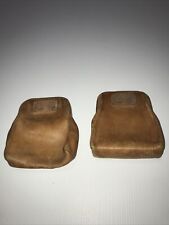 2x Rare Vintage Australian Leather Money Bag Bank of Adelaide & ANZ  picture