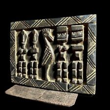 African Yoruba Granary Door Hand Carved Wall Hanging Home Décor statue-G1951 picture
