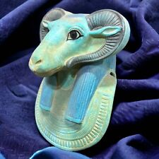 Rare Ancient Egyptian Artifacts Head Khnum God of Water Egyptian Pharaonic BC picture