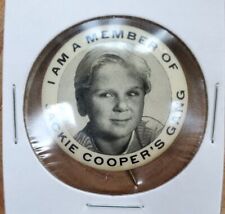 1933 I AM A MEMBER OF JACKIE COOPER'S GANG 1.25 celluloid pinback button-Rare  picture