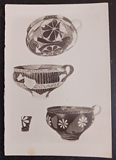 vtg postcard RPPC Minoan Vases art completely unlabeled George Glasgow? picture