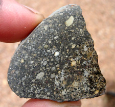9.34 grams Aba Panu Meteorite Ordinary Chondrite (L3) slice with a COA picture