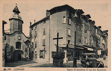 CPA 87 - LIMOGES (H. Vienna) - 163. St-Aurelian Church and Rue des Bouchers picture