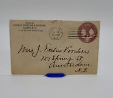 1893 antique Albany NY Rail Letter  envelope + letterhead (Dated: Oct. 4 1893) picture