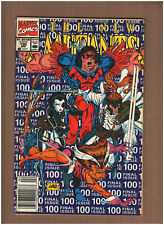 New Mutants #100 Newsstand Marvel Rob Liefeld 1991 1st X-FORCE GD/VG 3.0 picture