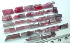 150 Cts Beautiful Pink Colors Tourmaline Crystals Good Quality Lot from Afghan picture
