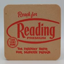 Vintage Reading Premium Beer Coaster Reading Brewery Pennsylvania-S346 picture