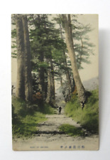 Road of Hakone Japan Colored Postcard c1910 Minister of Hakoshu Nakayama picture