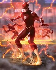HAND SIGNED Alex Garner SOLD OUT The Flash Sideshow DC Comics Art Print #149/200 picture