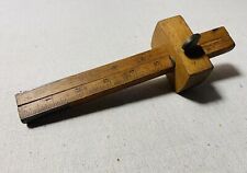Vintage STANLEY NO. 71 Double BEAM MARKING MORTISE SCRIBE Maple wBRASS Trimmings picture