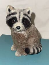 Vintage Porcelain Raccoon Figurine Flocked picture