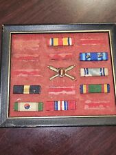 Pre WWII USMC Marine Army Navy CAC Ribbon Bar Display L@@K picture