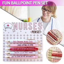 Nursing Pens Gift Black Ink Fun Pens Ballpoint Pen Funny Nurses Pens Set picture